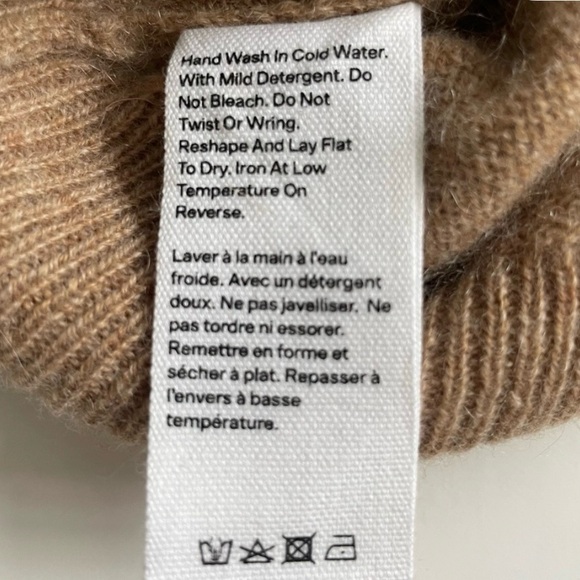 Cashmere Hudson North Sweater Size Large Heathered Grey Quiet Luxury Soft - Picture 13 of 13